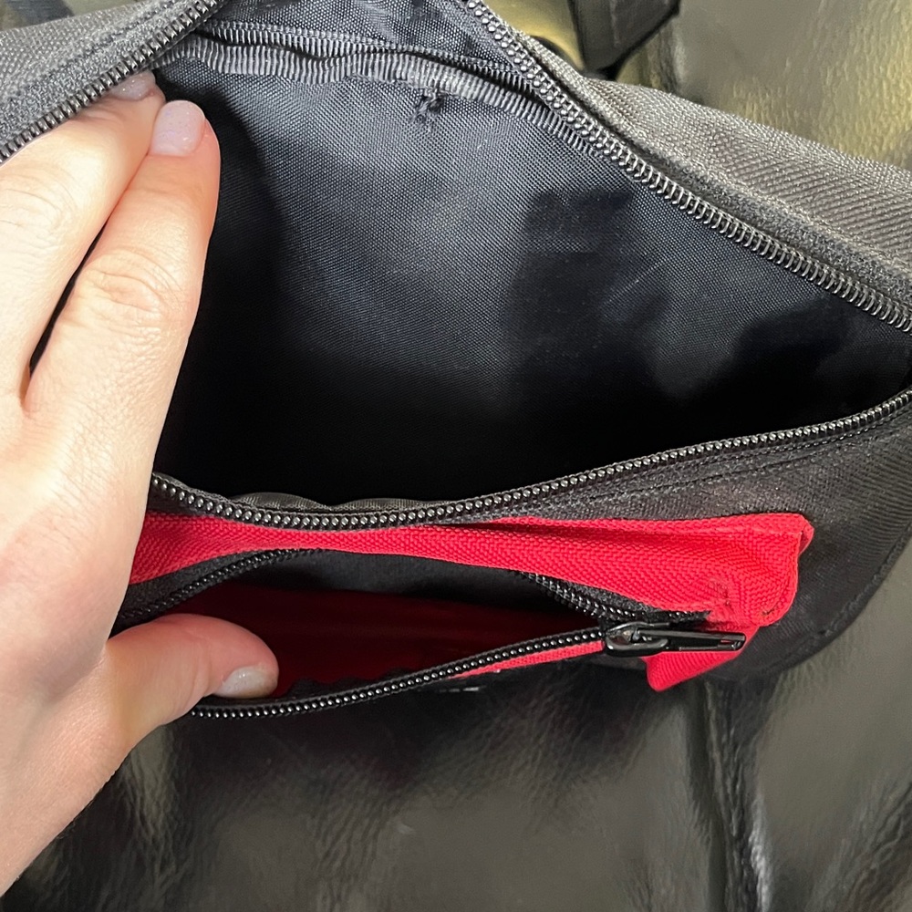 Red and Black Fanny Pack - Picture 2 of 3
